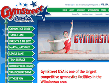 Tablet Screenshot of gymstreetusa.com